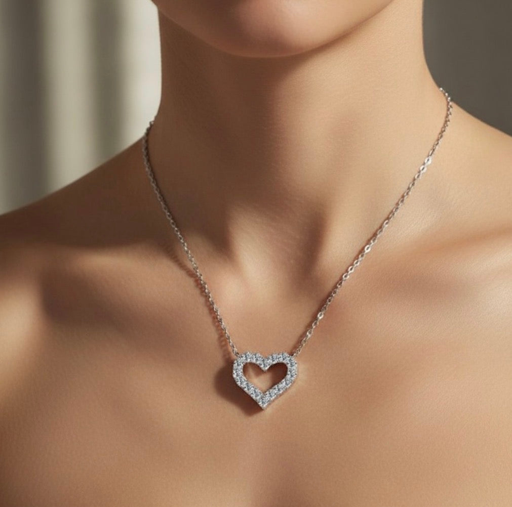 שרשרת Heart 1 קראט