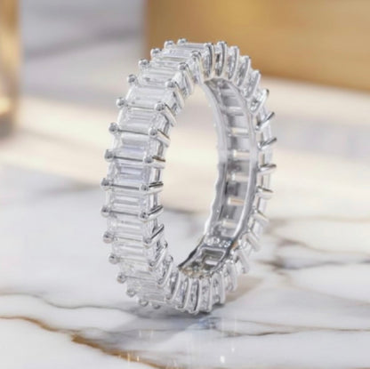 טבעת Line Emerald