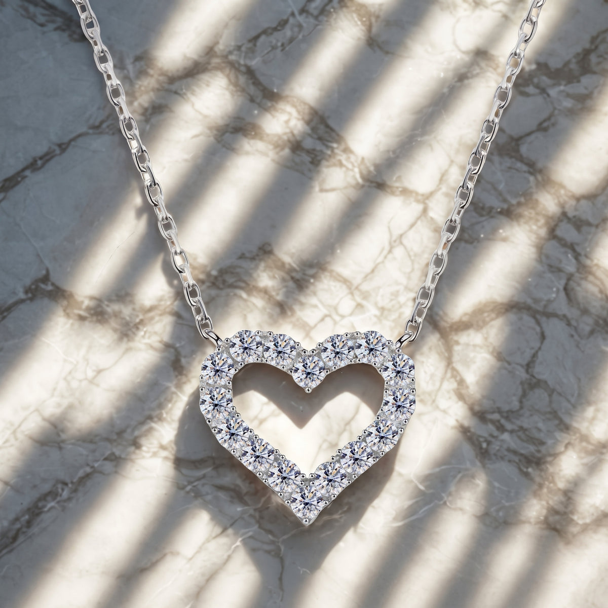 שרשרת Heart 1 קראט
