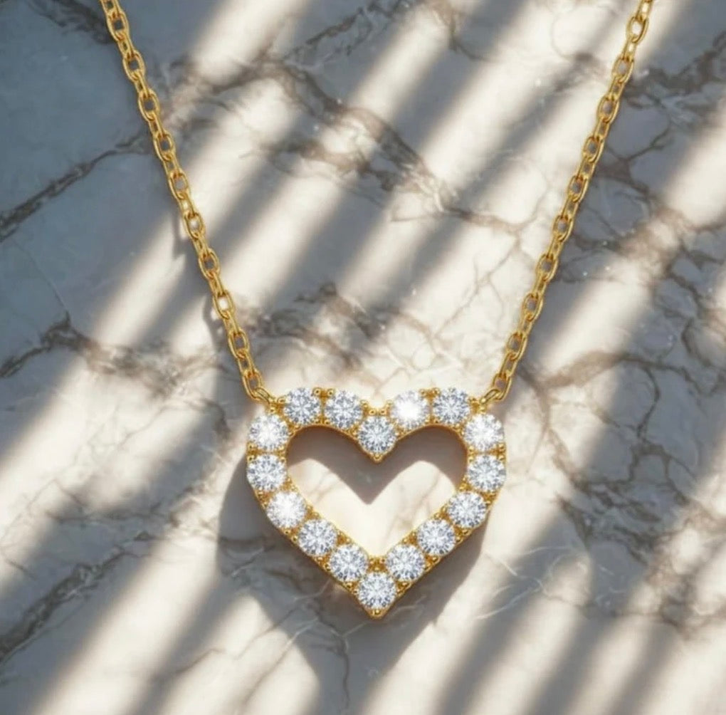 שרשרת Heart 1 קראט