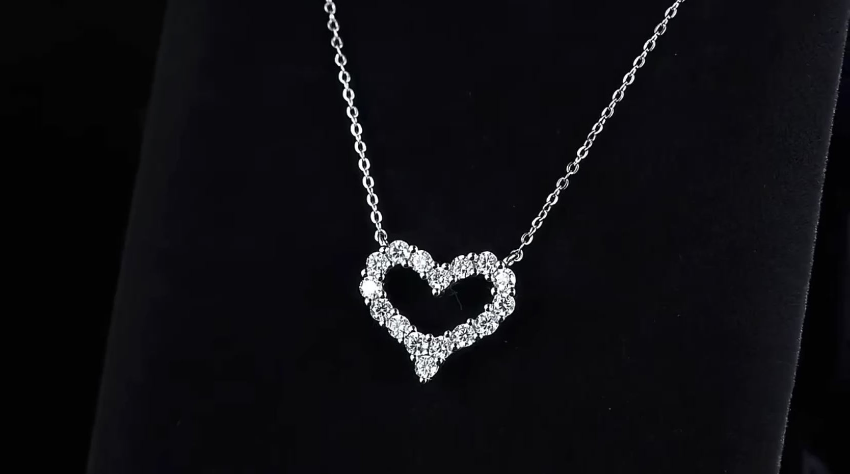 שרשרת Heart 1 קראט